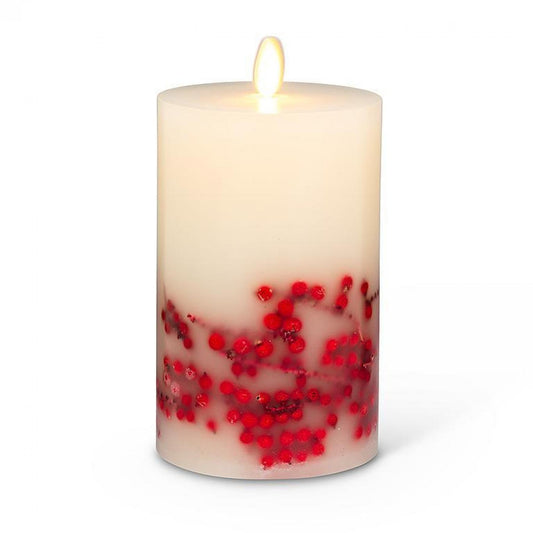 Reallite Berry Pillar Candle