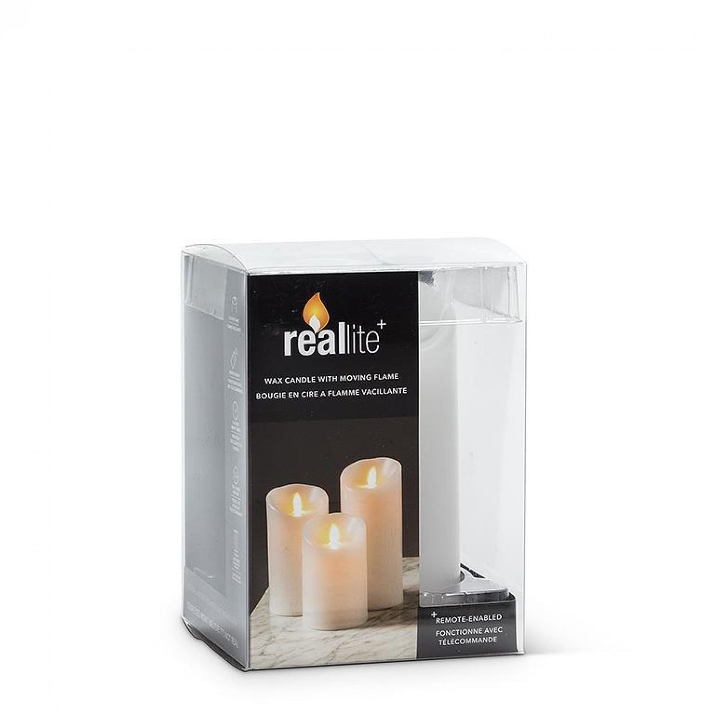 White Flameless Reallite Candle