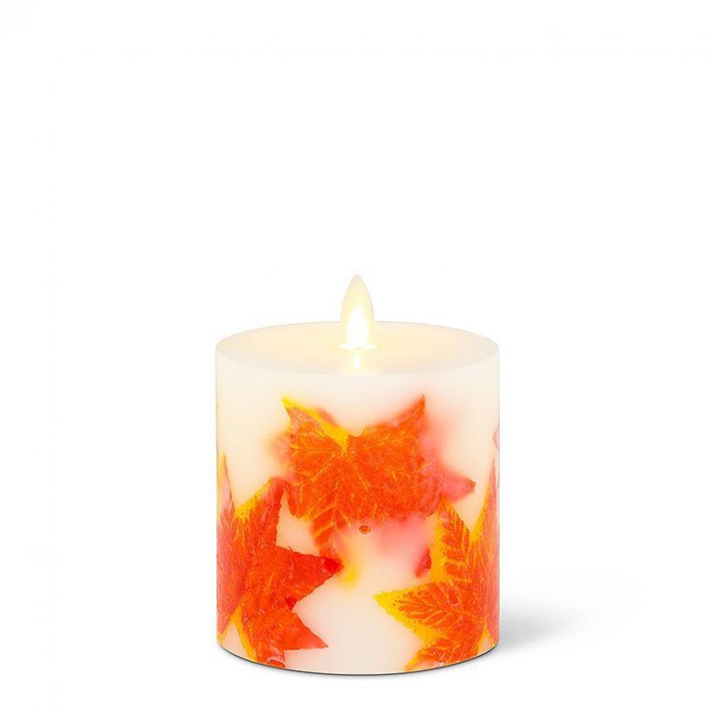 Reallite Maple Leaf Flameless Candle