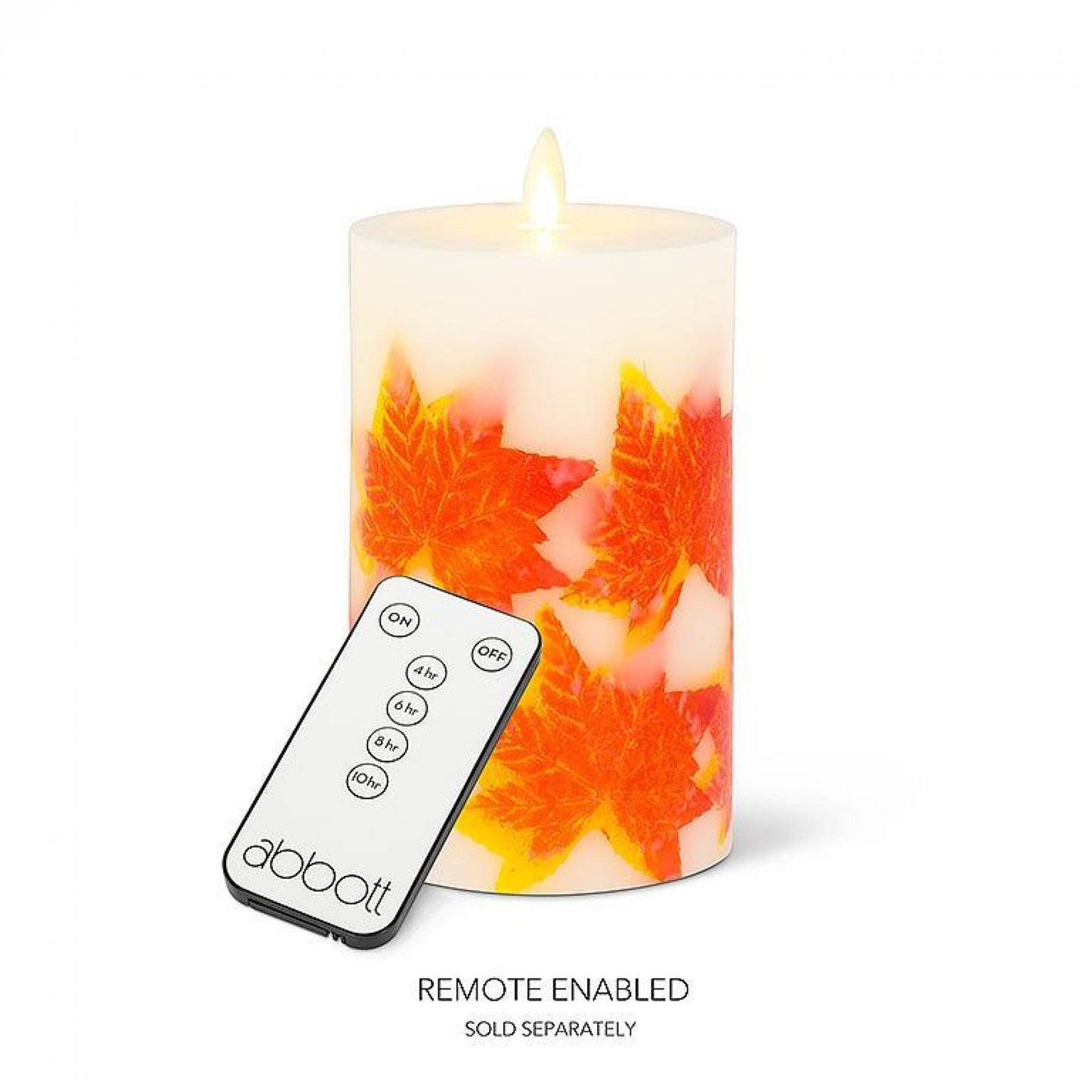 Reallite Flameless Maple Leaf Candle