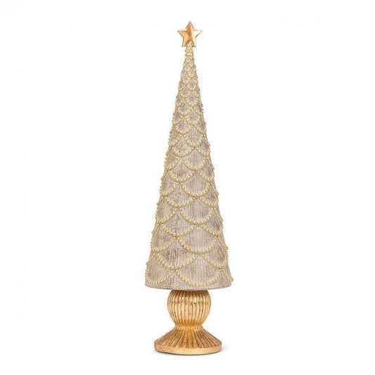 Gold Pedestal Tree Statuette