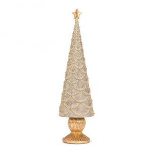 Gold Pedestal Tree Statuette