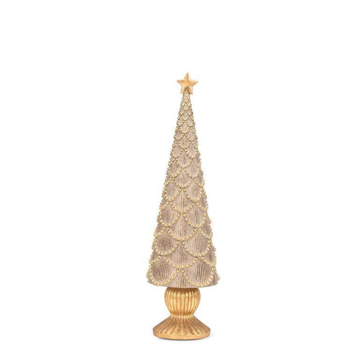 Gold Tree On A A Pedestal Statuette