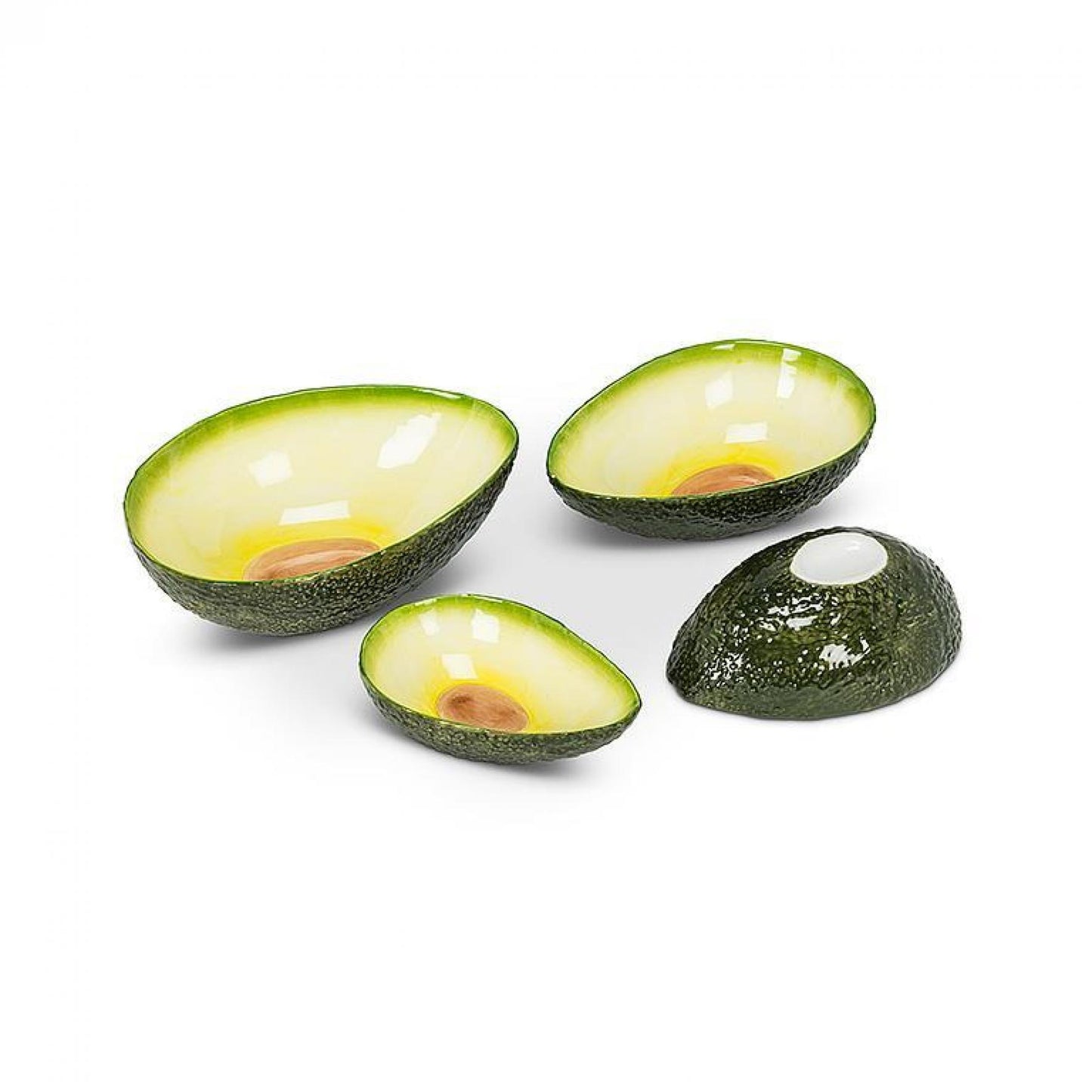 Set Of 4 Avocado Nesting Bowls