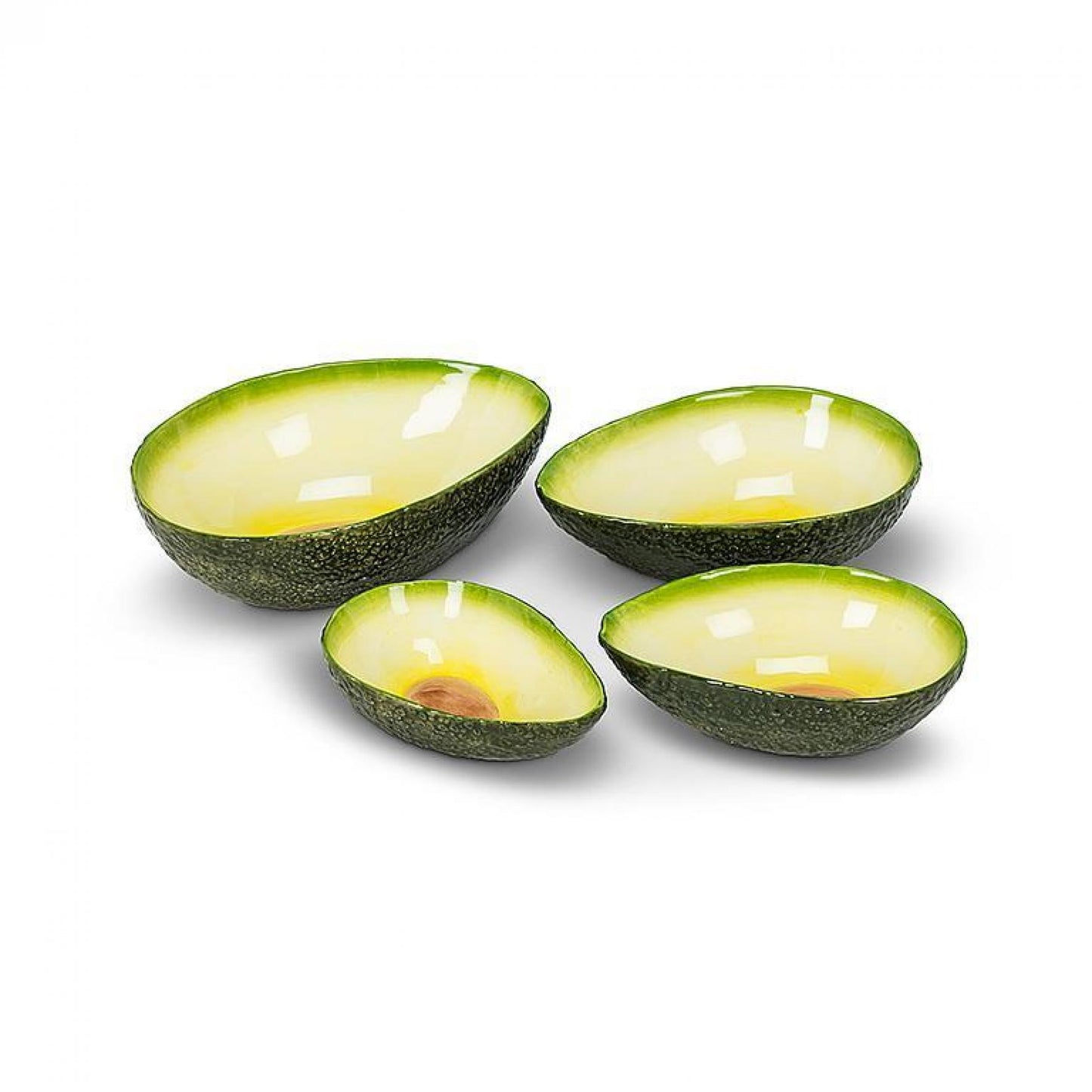 Set Of 4 Avocado Nesting Bowls