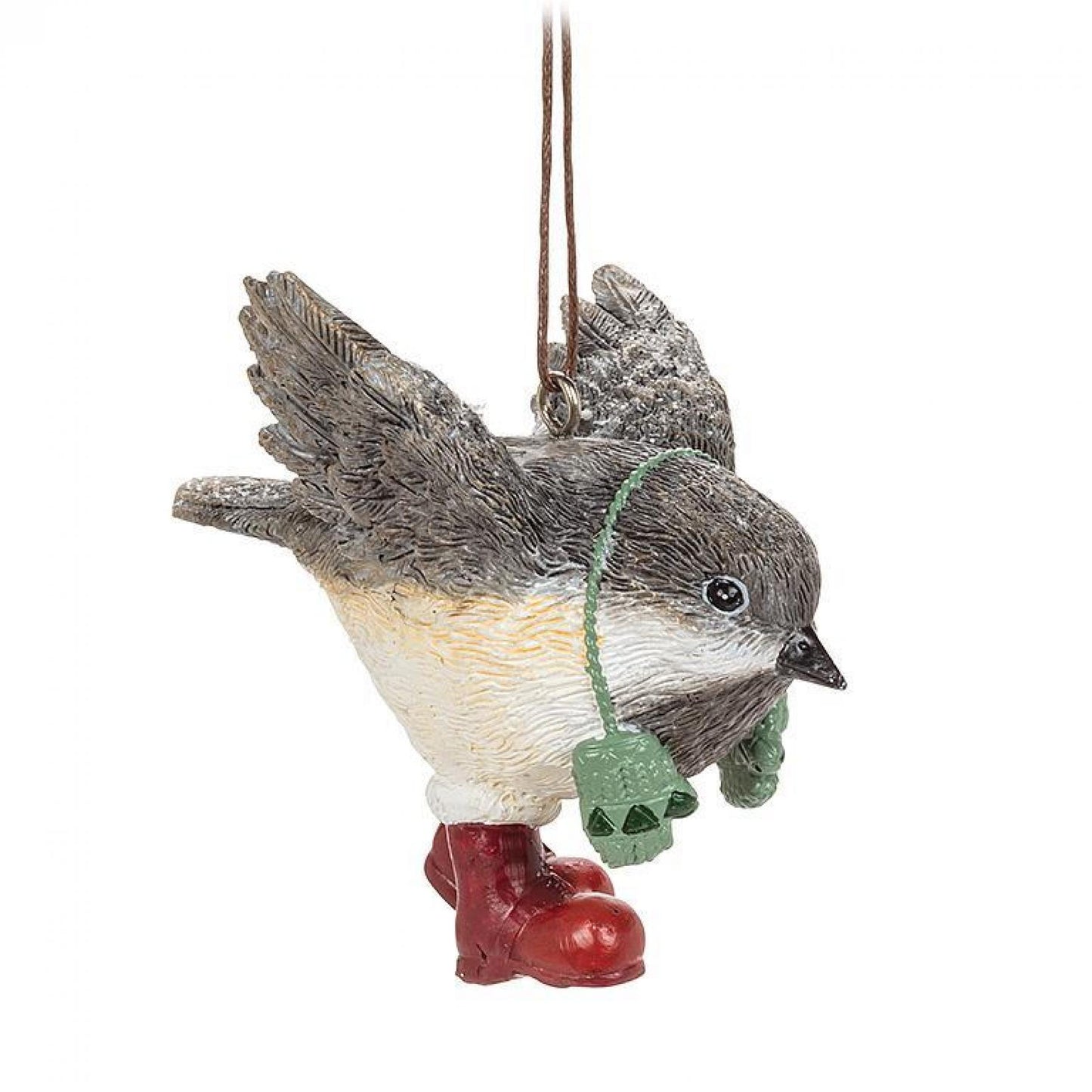 Set Of 3 Assorted Styles Of Chickadees Dressed For Winter Ornament