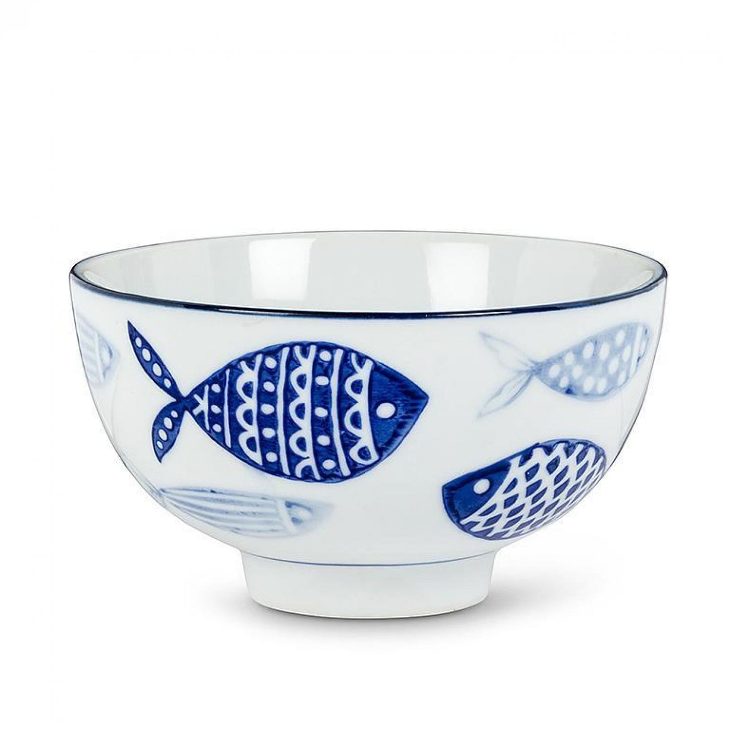 Fish Patterned Rice Bowl