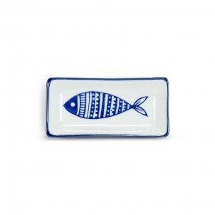 Rectangle Fish Patterned Sauce Dish