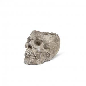 Skull Planter Or Tealite Candle Holder