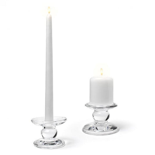 Clear Reversible Pillar/Taper Candle Holder