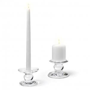 Clear Reversible Pillar/Taper Candle Holder