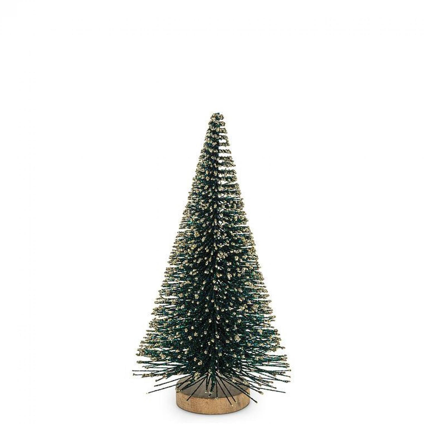 Brush Tree With Glitter Figurine