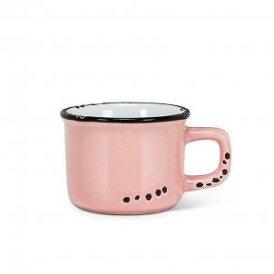 Pink Enamel Look Espresso Cup