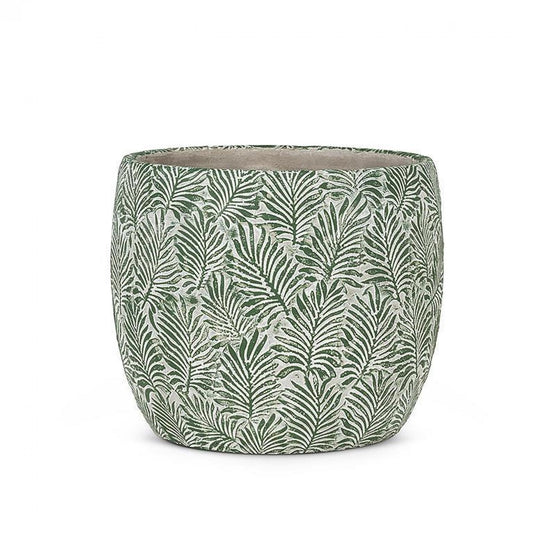 Set of 12 Leaf Pattern Planter