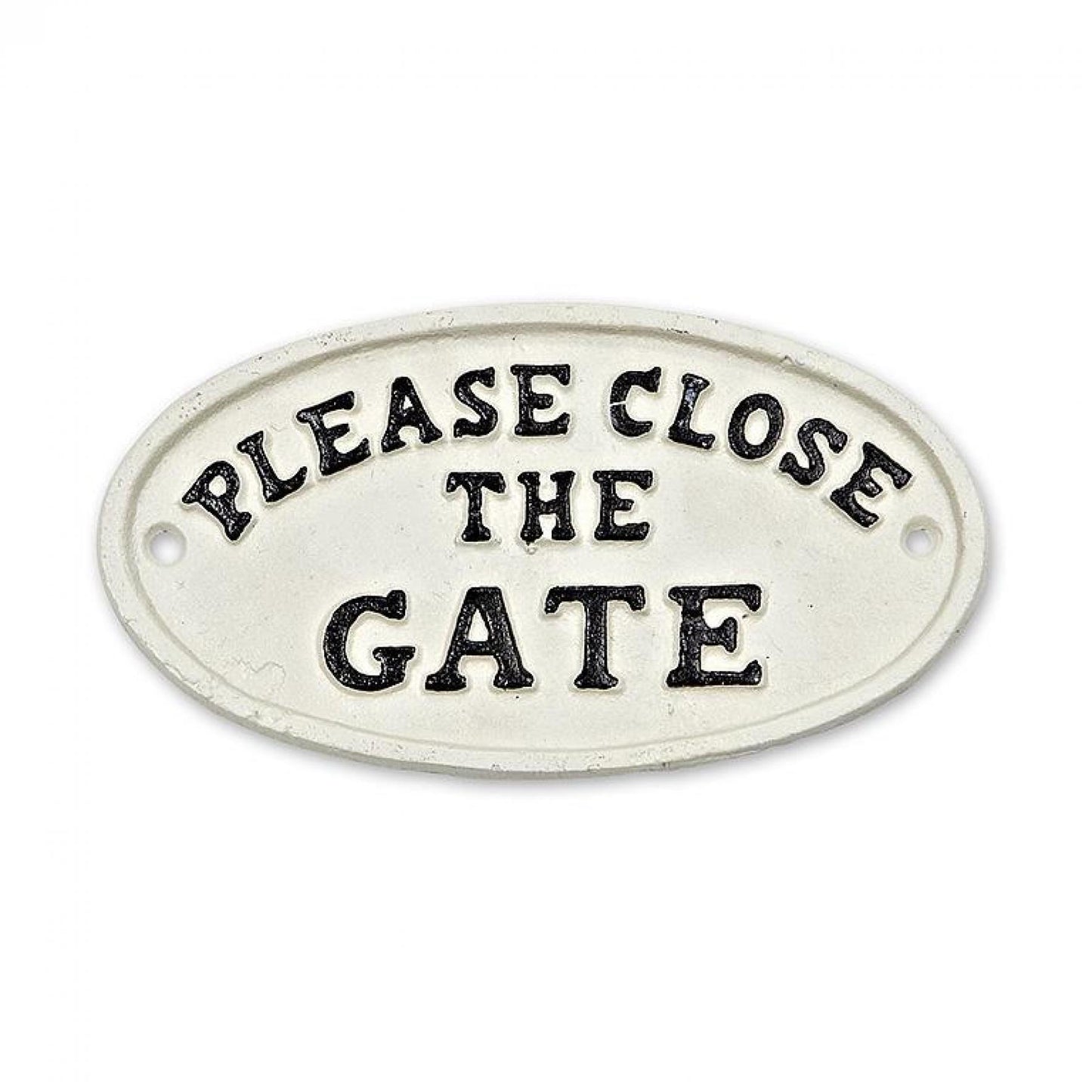 Close The Gate Sign