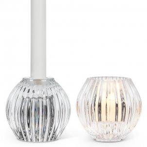 Clear Reversible Ball Taper/Votive Candle Holder