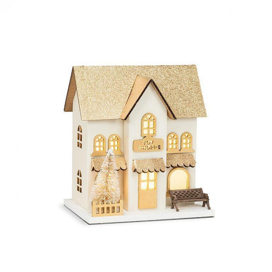 Glitter Toy Shoppe With Led Lights Figurine