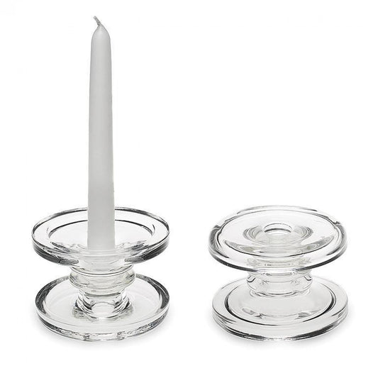 Clear Reversible Pillar/Taper Candle Holder