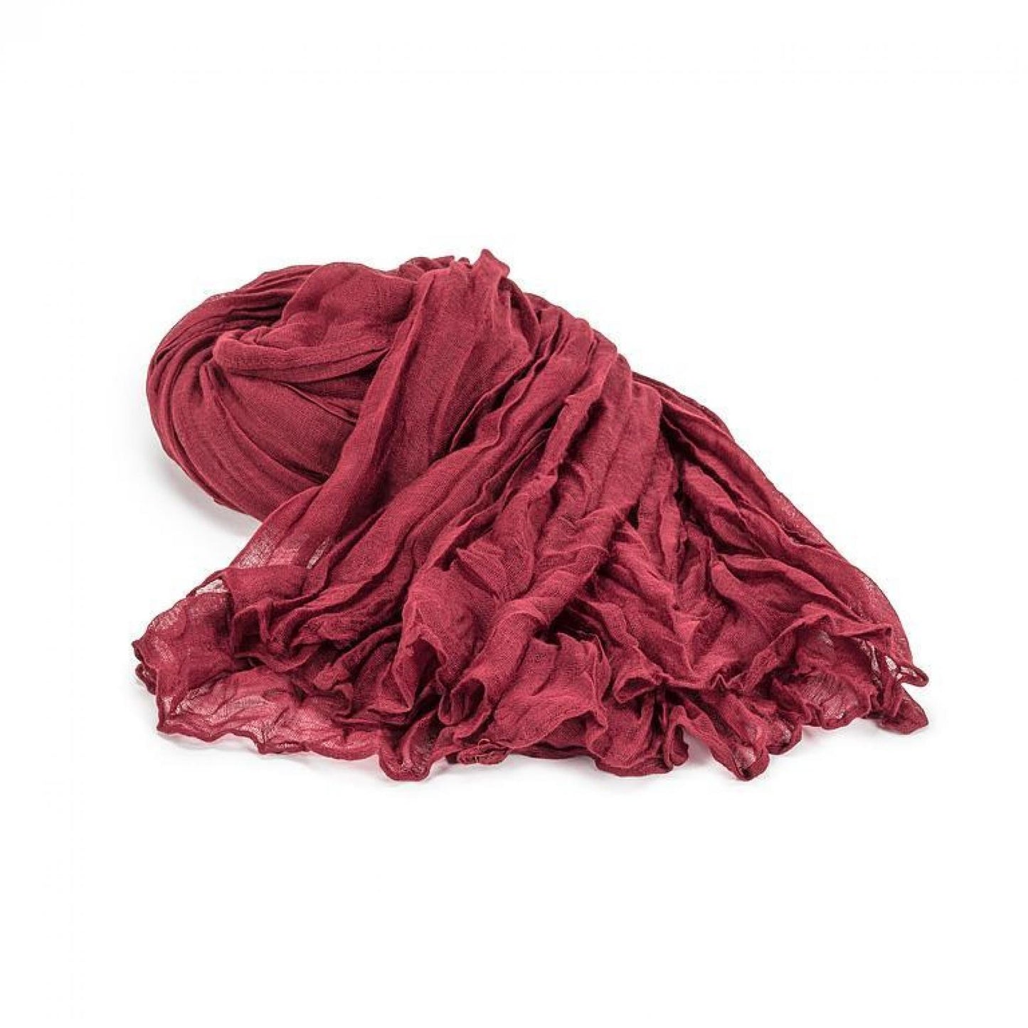 Burgundy Classic Lightweight Scarf