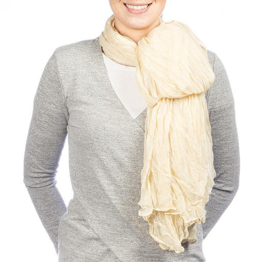 Ivory Classic Lightweight Scarf