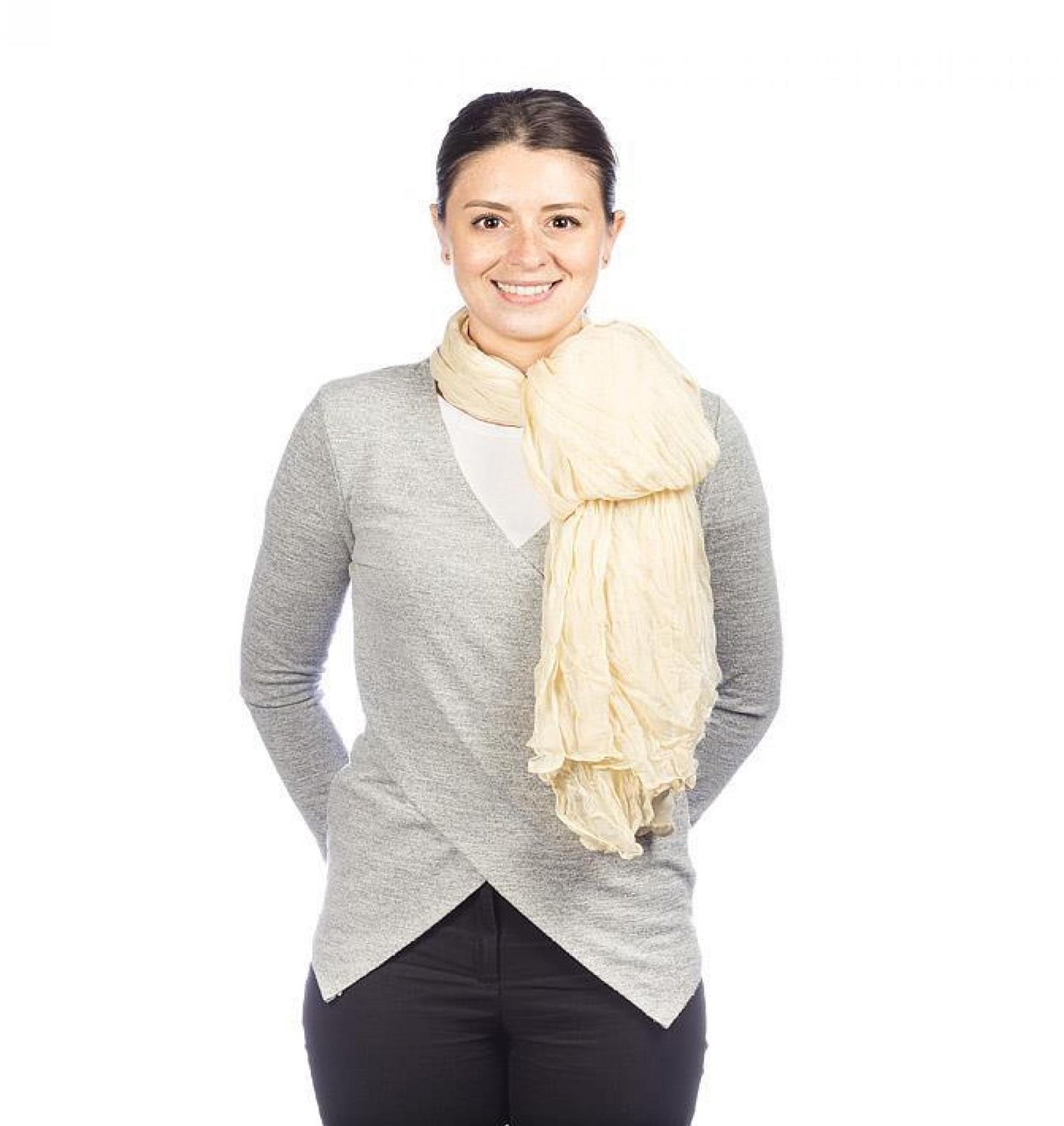 Ivory Classic Lightweight Scarf