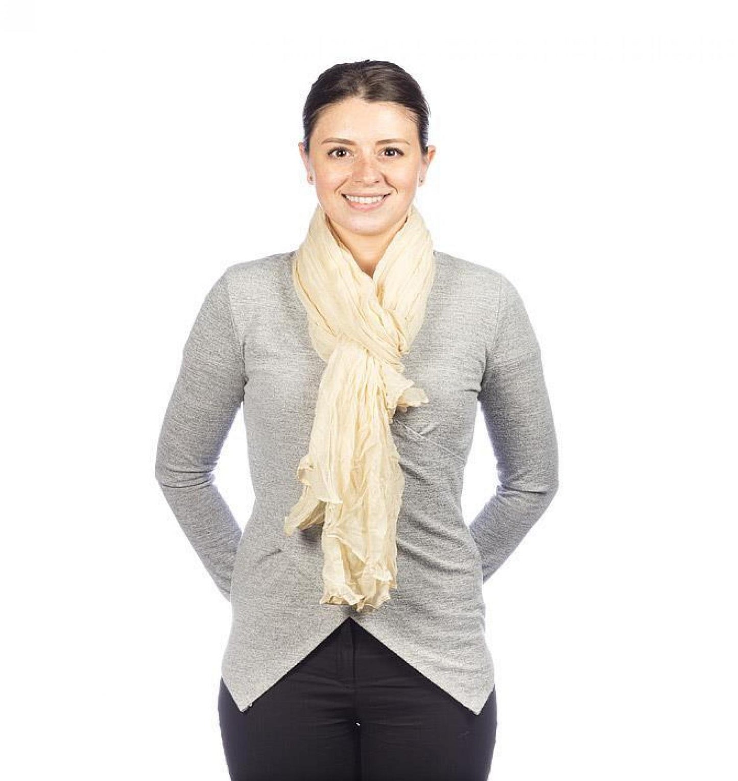 Ivory Classic Lightweight Scarf