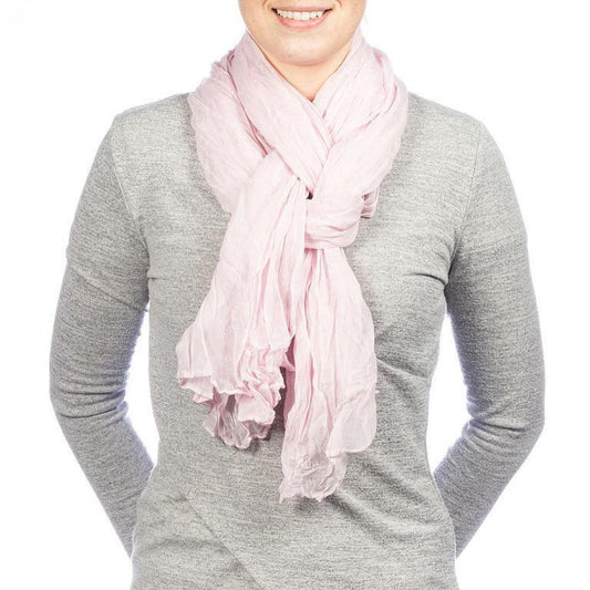 Pink Classic Lightweight Scarf