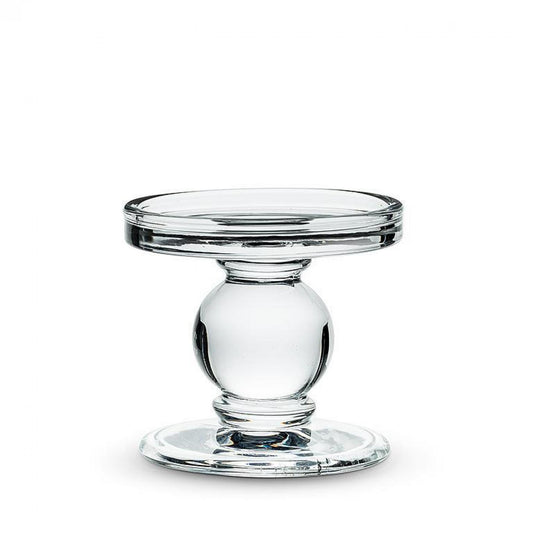 Clear Reversible Candle Holder