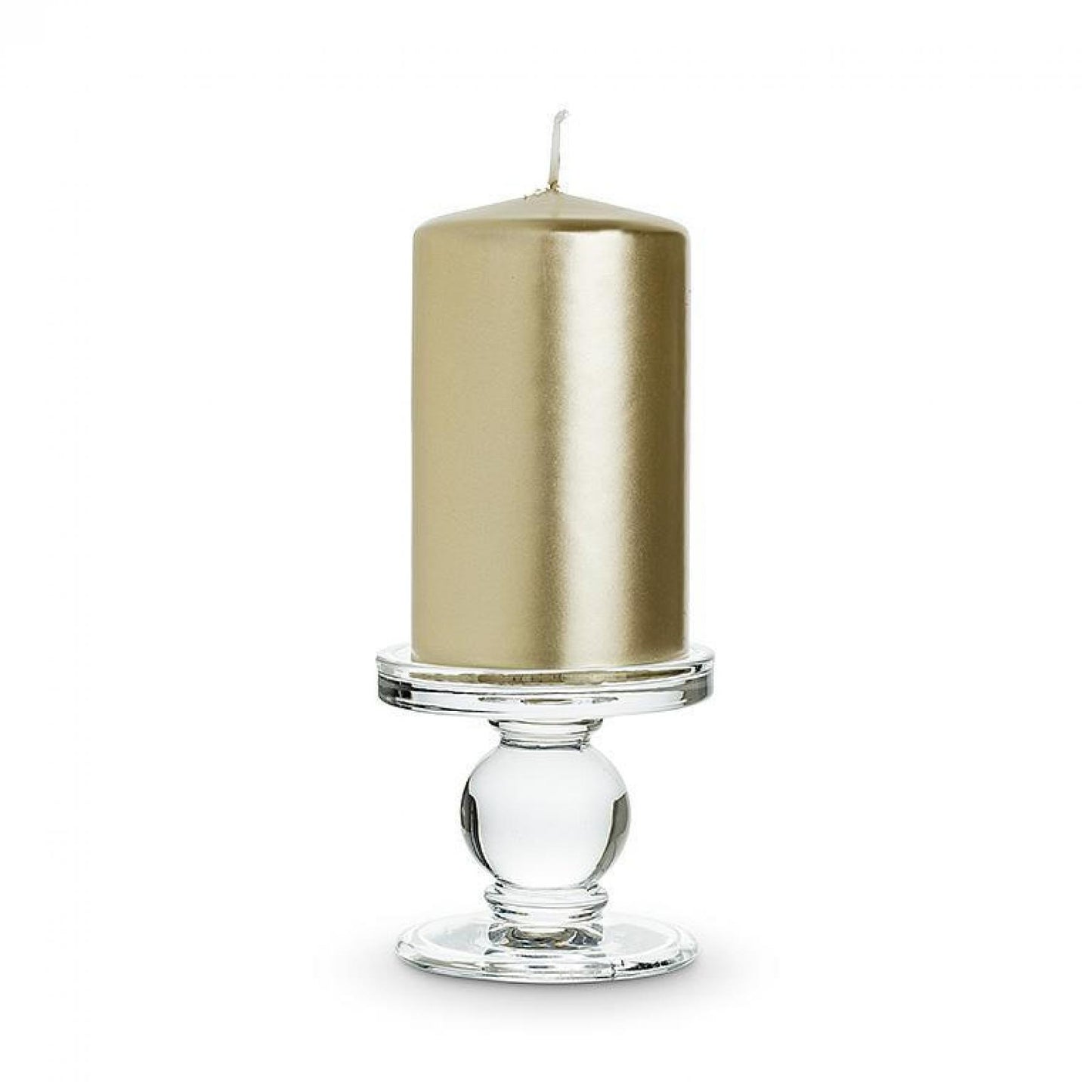 Clear Reversible Candle Holder