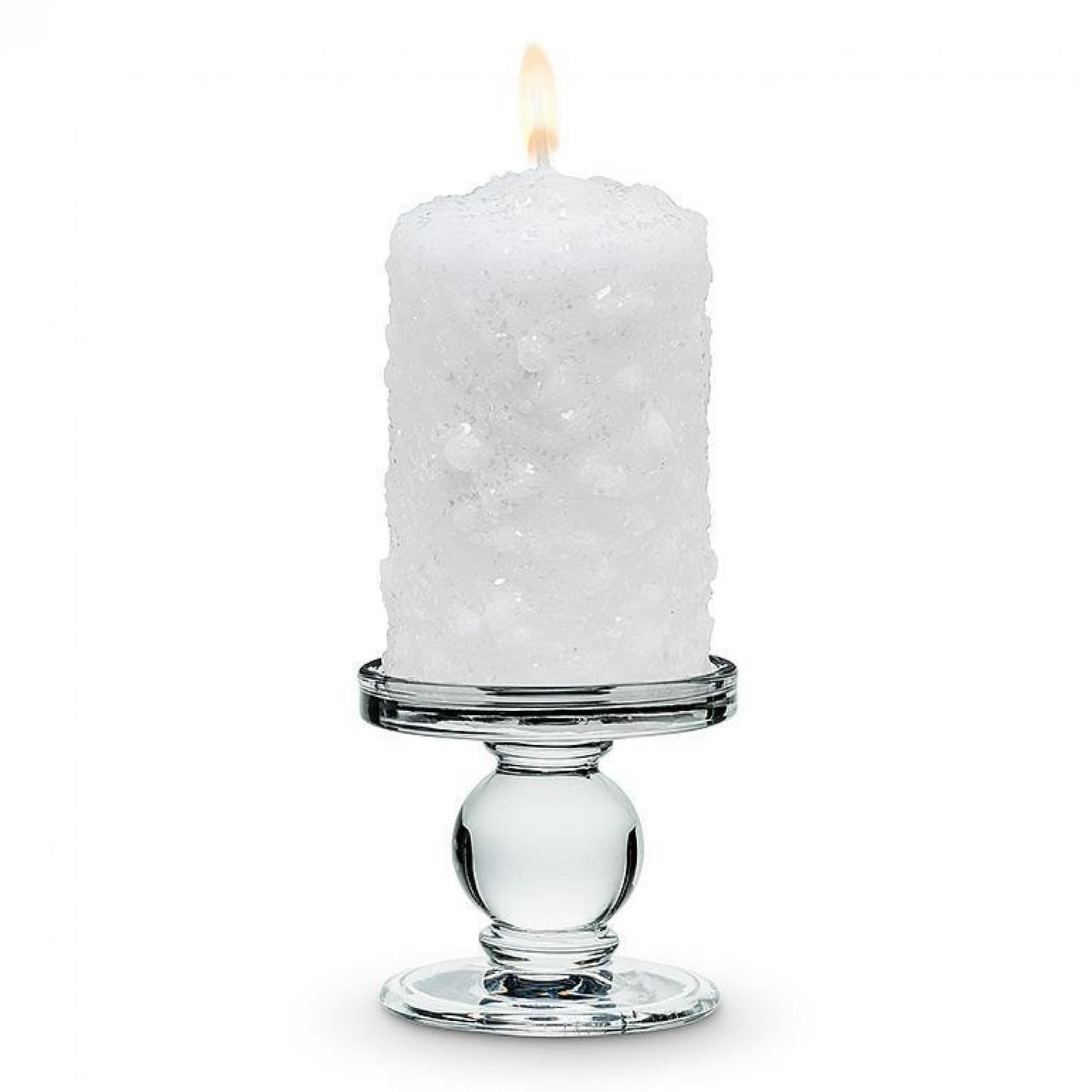 Clear Reversible Candle Holder