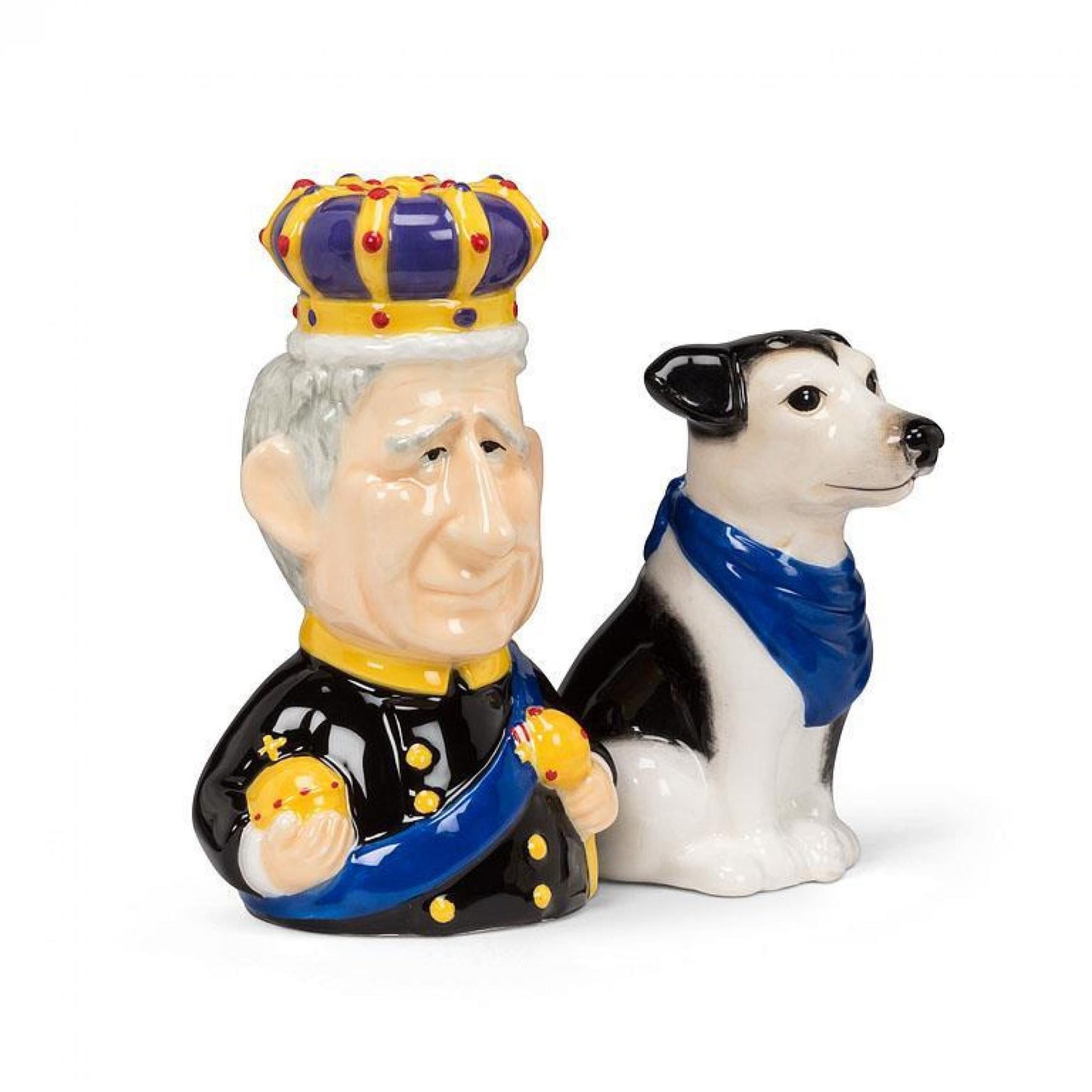 King & Jack Russell Salt & Pepper Shaker