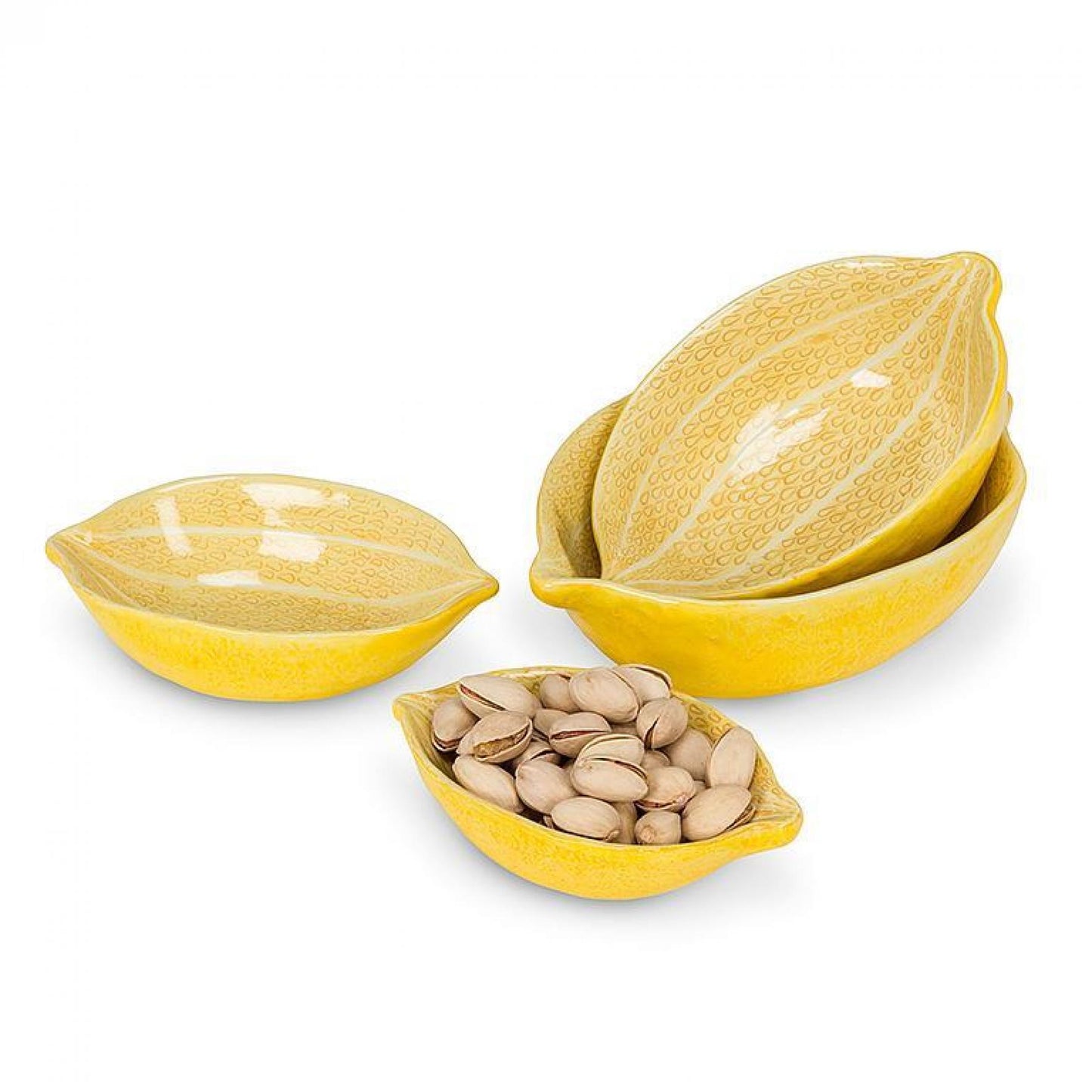 Set Of 4 Lemon Nesting Bowls
