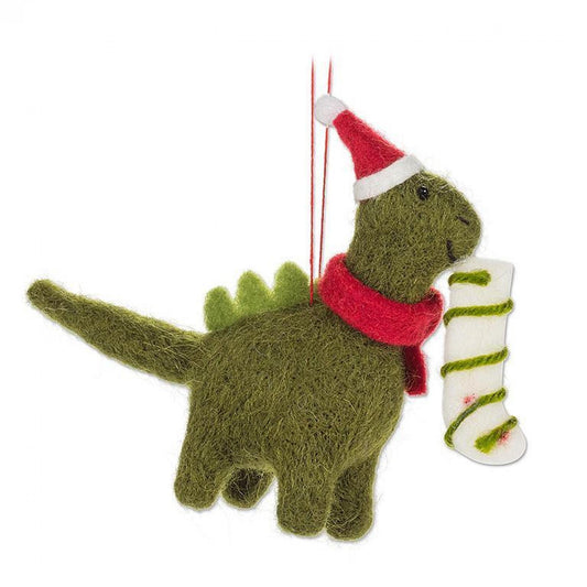 Holiday Dinosaur Ornament