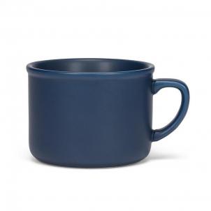 Classic Navy Blue Matte Cappuccino Cup