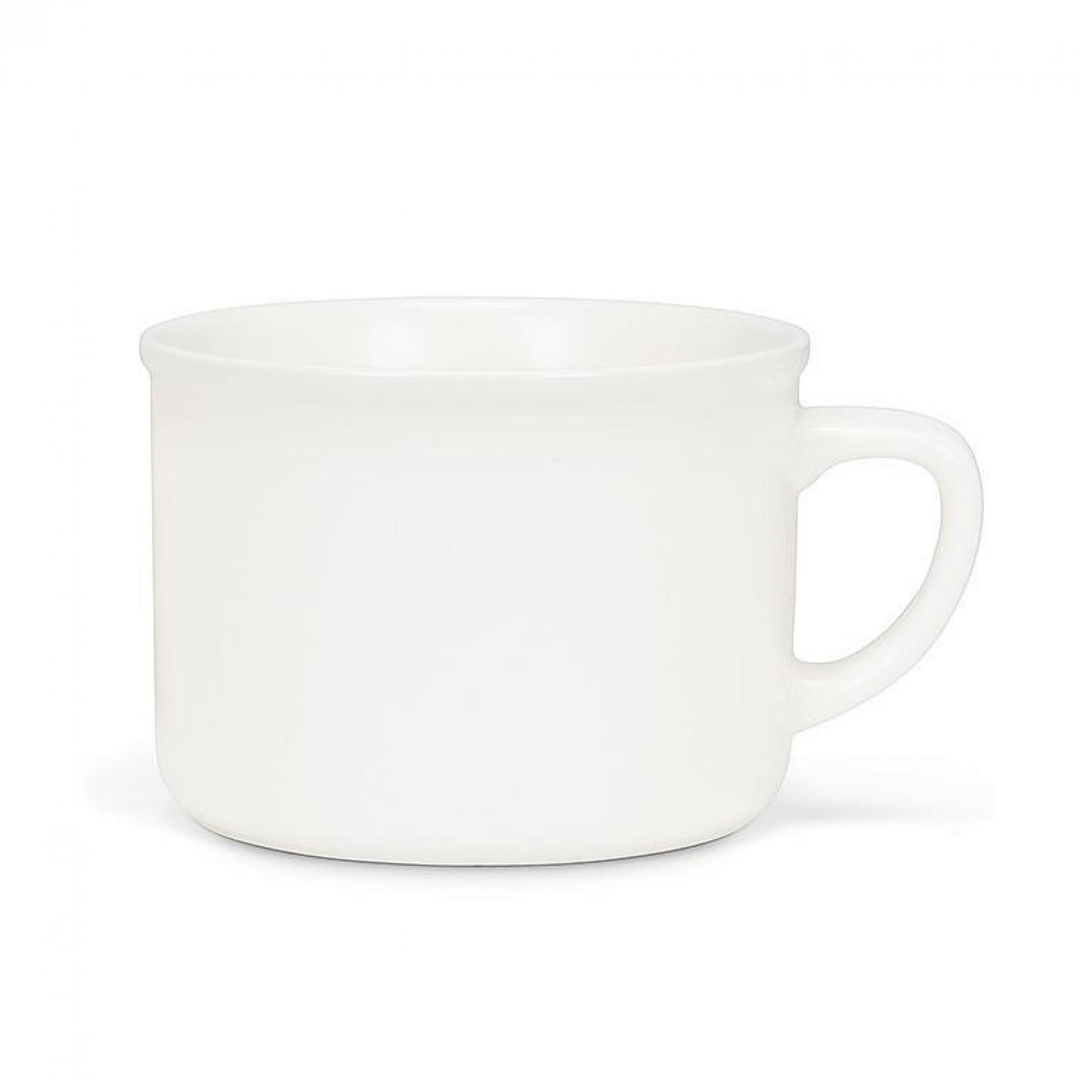 White Classic Matte Cappuccino Cup