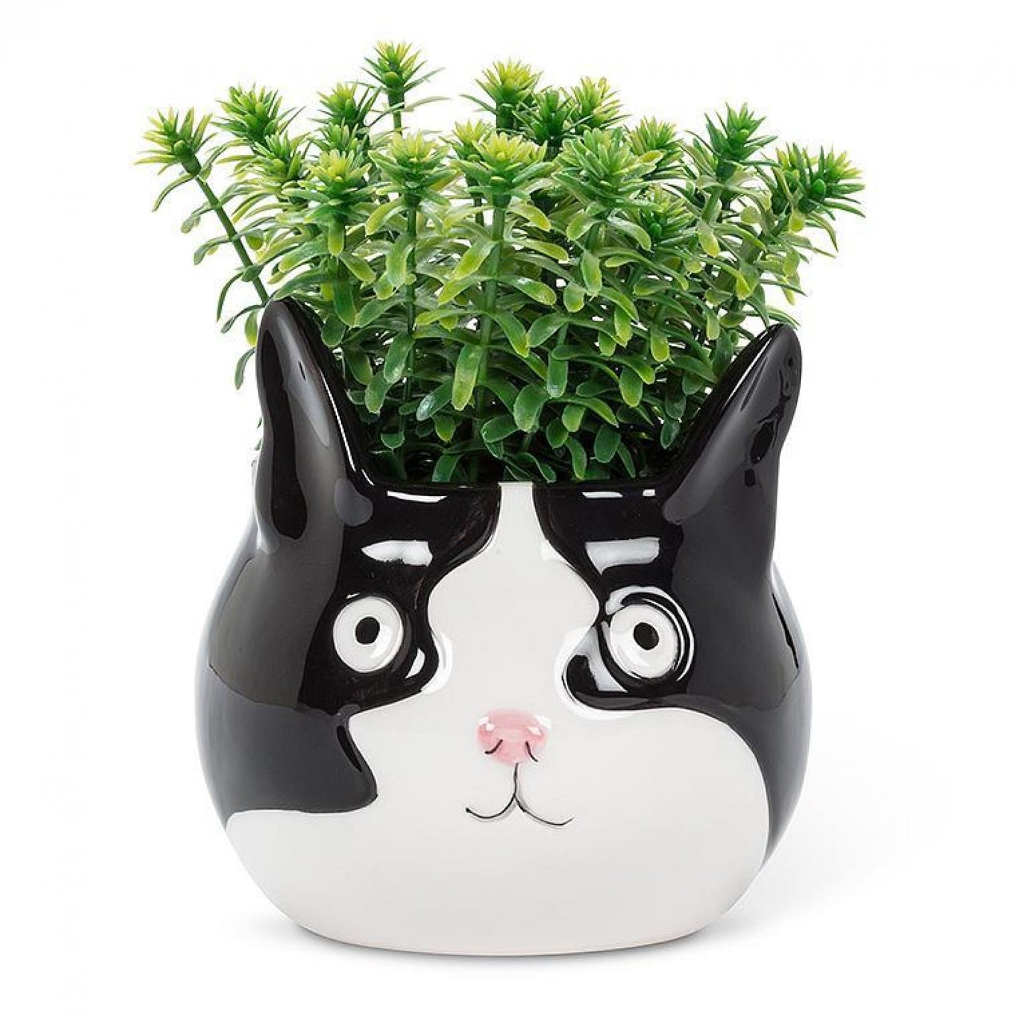 Set of 12 Cat Head Planter