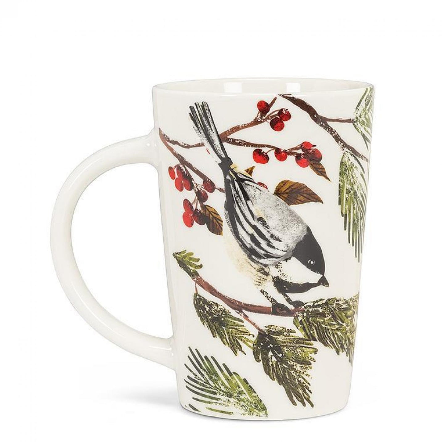 Set of 12 Chickadee On A Branch Mug