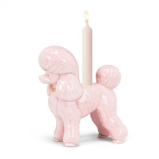 Poodle Taper Candle Holder