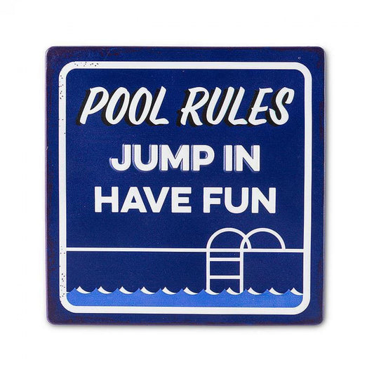 Pool Rules Jump In Have Fun Sign