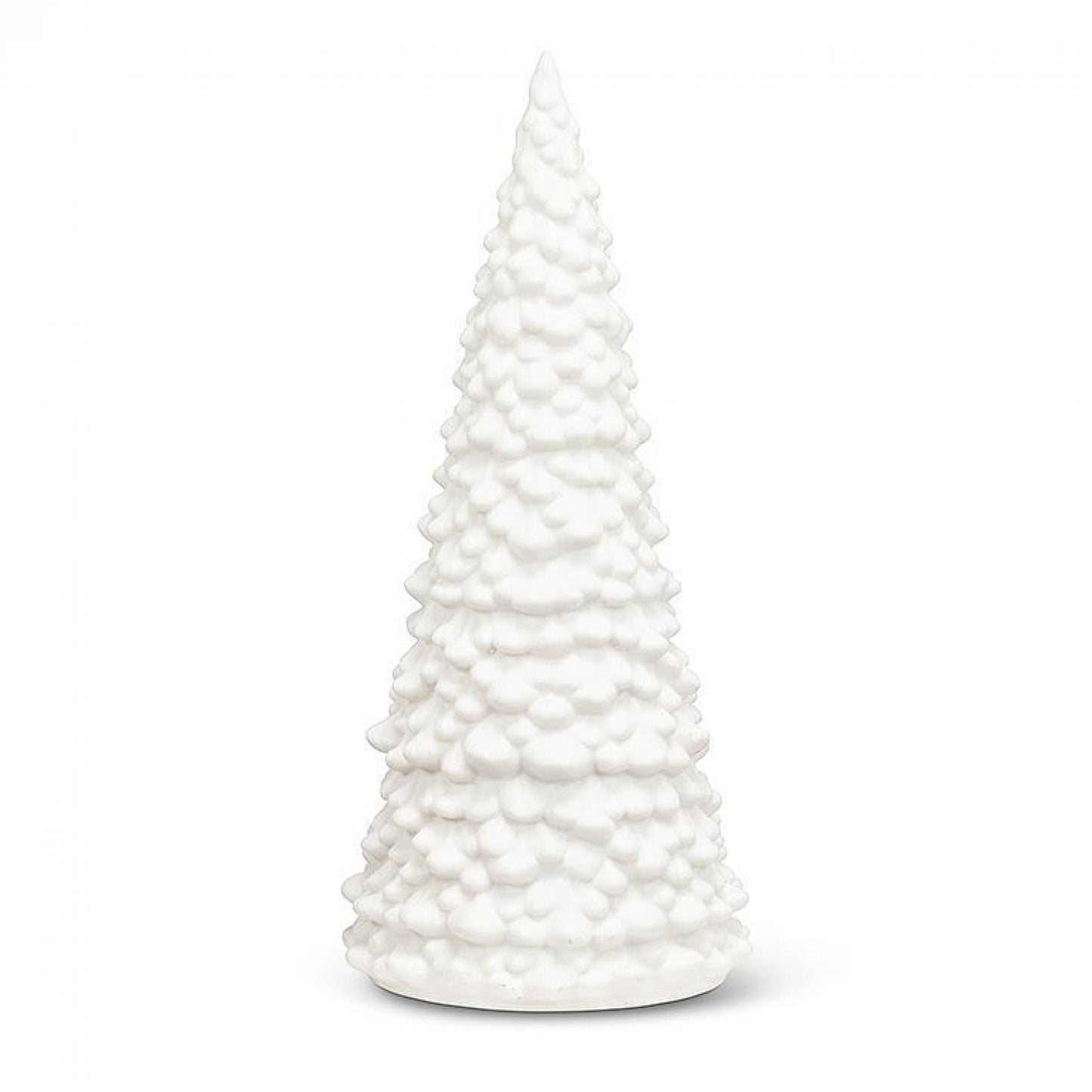 Matte White Cone Tree Figurine