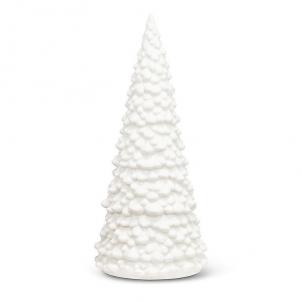 Matte White Cone Tree Figurine