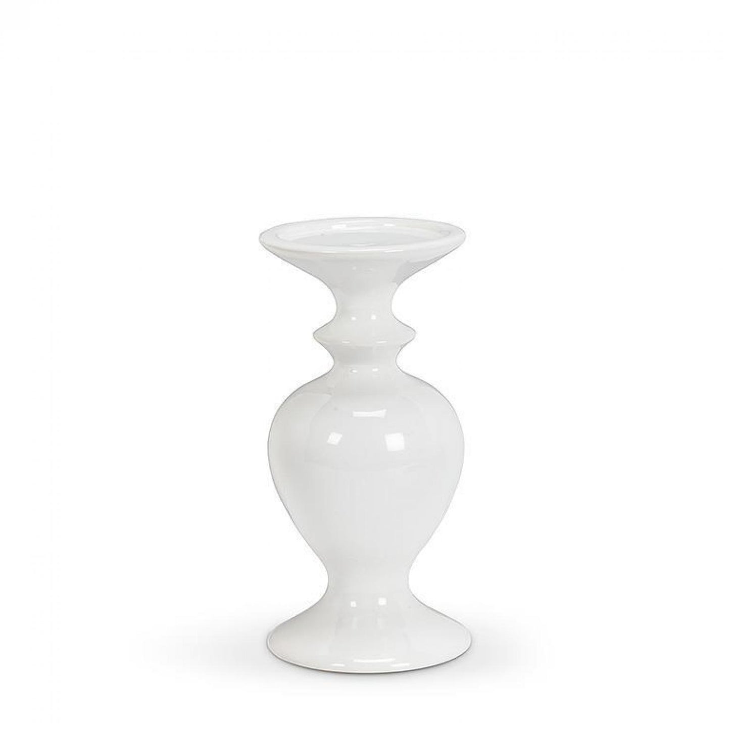 8" H Shapely Pillar Candle Holder