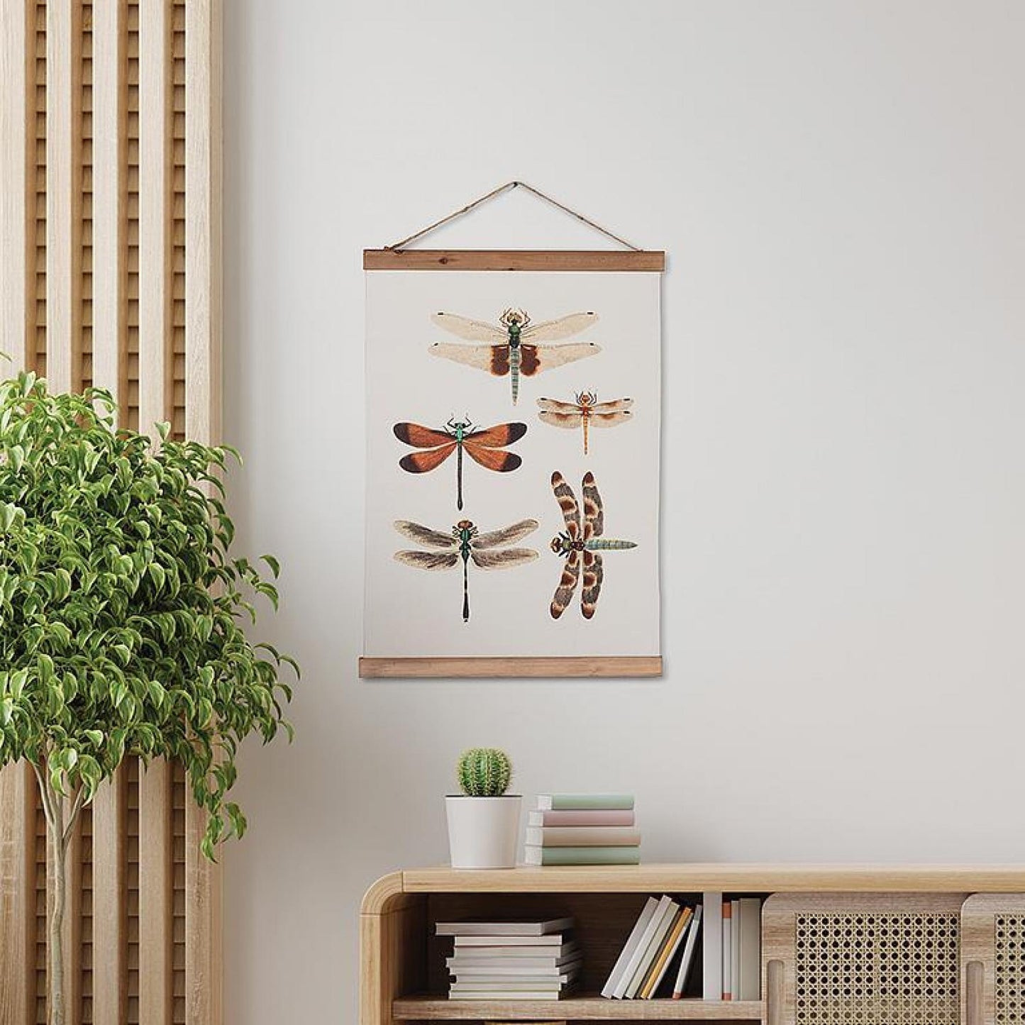 Dragonflies Scroll Wall Decor