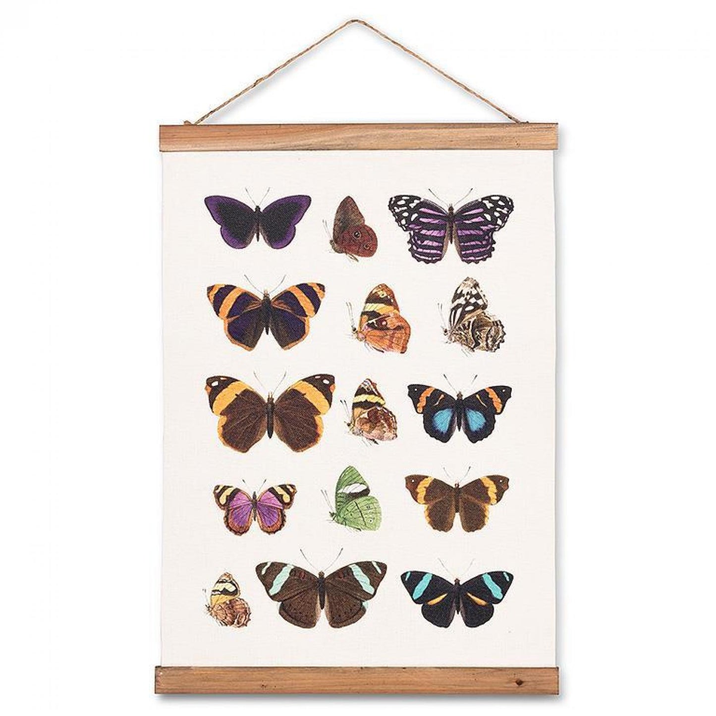 Butterflies Scroll Wall Decor