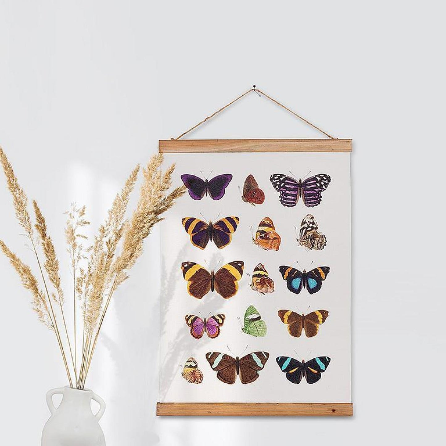 Butterflies Scroll Wall Decor