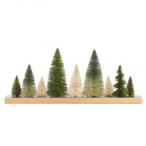 Bottle Brush Tree Scene Decoration