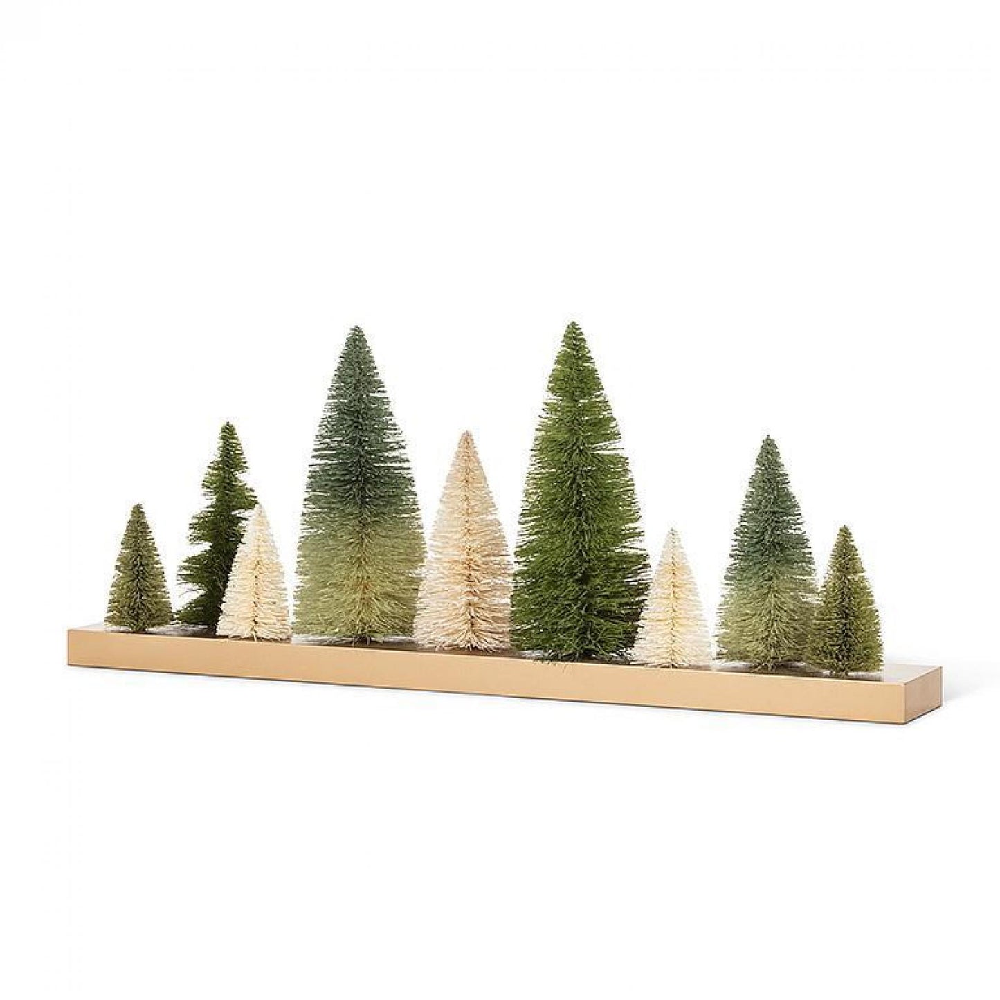 Bottle Brush Tree Scene Decoration