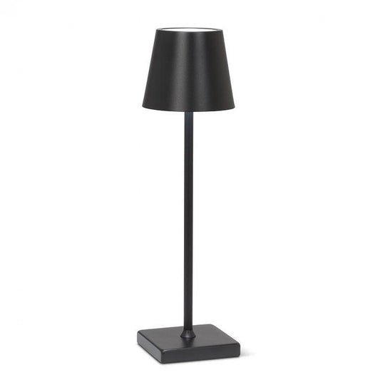 Matte Black With Classic Shade Led Table Lamp