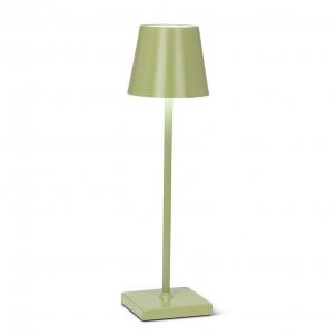 Spring Green With Classic Shade Led Table Lamp