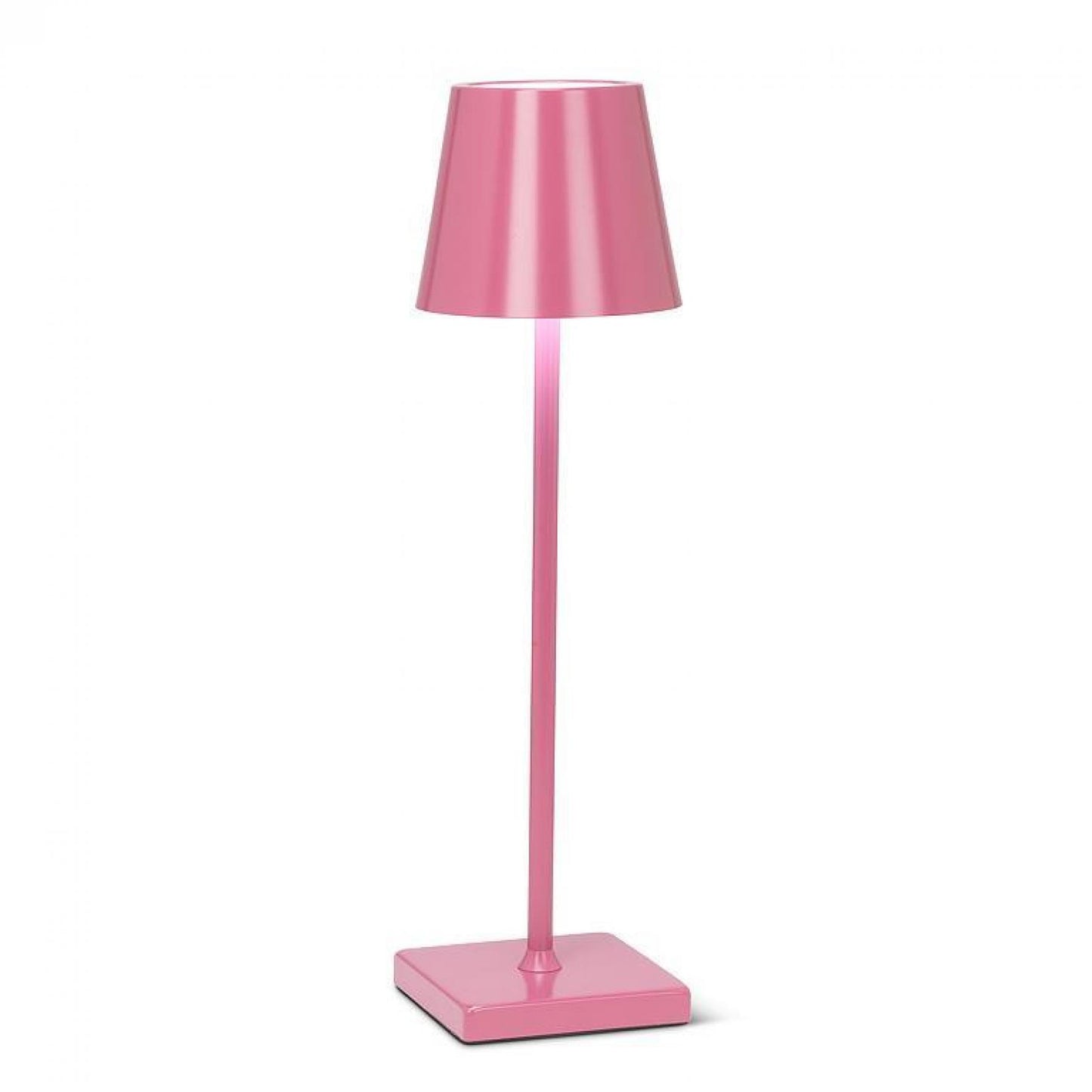 Magenta Pink With Classic Shade Led Table Lamp